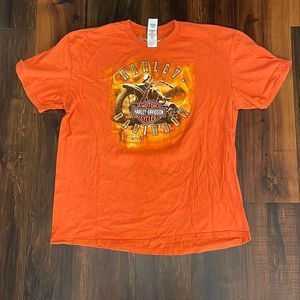 Harley-Davidson Orange Short Sleeve Tee